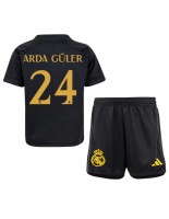 Real Madrid Arda Guler #24 Alternativní dres pro děti 2023-24 Krátký Rukáv (+ trenýrky)
